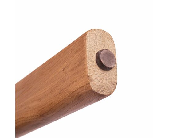 Стул Rich рогожка латте с ножками цвета орех, изображение 10 | Интернет магазин мебели и декора LifeDekor