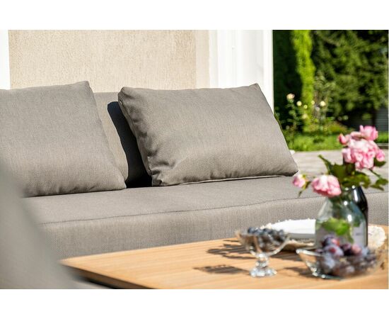 "Амальфия" трансформирующаяся лаунж-зона из алюминия, цвет графит, изображение 10 | Интернет магазин мебели и декора LifeDekor