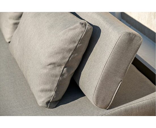 "Амальфия" трансформирующаяся лаунж-зона из алюминия, цвет графит, изображение 11 | Интернет магазин мебели и декора LifeDekor