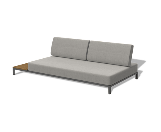 "Амальфия" трансформирующаяся лаунж-зона из алюминия, цвет графит, изображение 19 | Интернет магазин мебели и декора LifeDekor