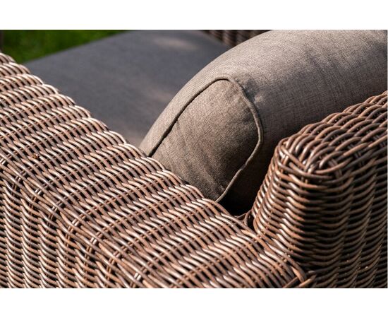 "Барселона" лаунж-зона из искусственного ротанга, цвет соломенный, изображение 24 | Интернет магазин мебели и декора LifeDekor