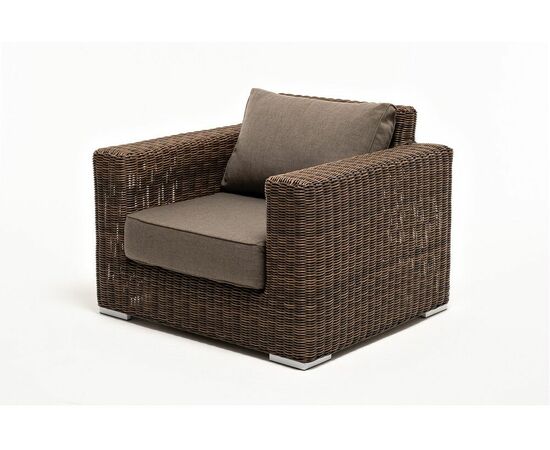 "Барселона" лаунж-зона из искусственного ротанга, цвет соломенный, изображение 39 | Интернет магазин мебели и декора LifeDekor