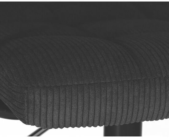 Стул барный DOBRIN KRUGER ARM BLACK, черный вельвет (LAR-E2041-52), Вариант: черный вельвет (LAR-E2041-52), изображение 7 | Интернет магазин мебели и декора LifeDekor