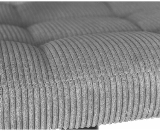 Стул барный DOBRIN KRUGER ARM BLACK, серый вельвет (LAR-E2041-25), Вариант: серый вельвет (LAR-E2041-25), изображение 8 | Интернет магазин мебели и декора LifeDekor