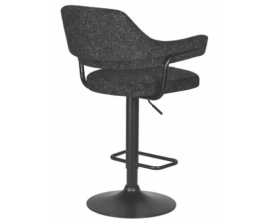 Стул барный DOBRIN CHARLY BLACK, черный твид (LEO18), Вариант: черный твид (LEO18), изображение 4 | Интернет магазин мебели и декора LifeDekor