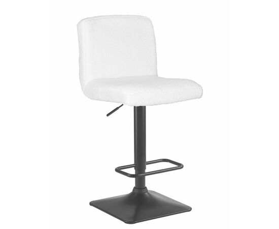 Стул барный DOBRIN LEO, белый букле (13), Вариант: белый букле (13) | Интернет магазин мебели и декора LifeDekor