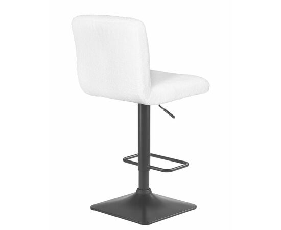 Стул барный DOBRIN LEO, белый букле (13), Вариант: белый букле (13), изображение 4 | Интернет магазин мебели и декора LifeDekor