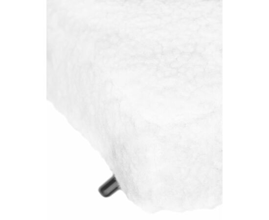 Стул барный DOBRIN LEO, белый букле (13), Вариант: белый букле (13), изображение 7 | Интернет магазин мебели и декора LifeDekor