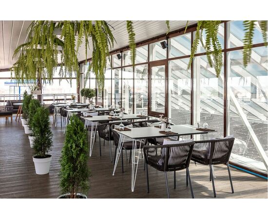 "Руссо" обеденный стол из HPL 150х80см, цвет молочный, изображение 12 | Интернет магазин мебели и декора LifeDekor