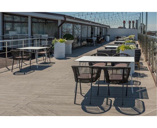 "Руссо" обеденный стол из HPL 150х80см, цвет молочный, изображение 19 | Интернет магазин мебели и декора LifeDekor