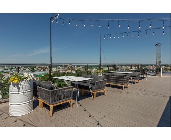 "Руссо" обеденный стол из HPL 150х80см, цвет молочный, изображение 24 | Интернет магазин мебели и декора LifeDekor