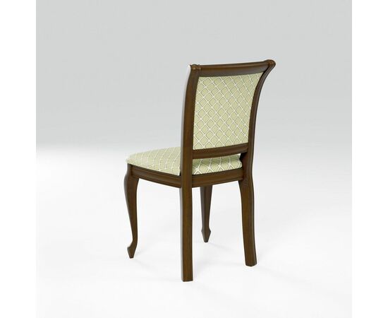 Стул Кабриоль, Орех тёмный, ткань Призма 37/1, изображение 3 | Интернет магазин мебели и декора LifeDekor