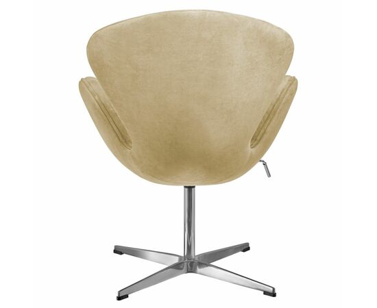 Кресло SWAN STYLE CHAIR карамельный, искусственная замша, изображение 4 | Интернет магазин мебели и декора LifeDekor