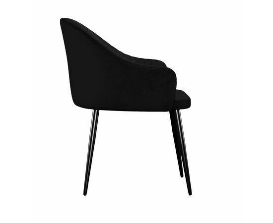 Стул DikLine 440 K21 черный, ножки черные, изображение 4 | Интернет магазин мебели и декора LifeDekor