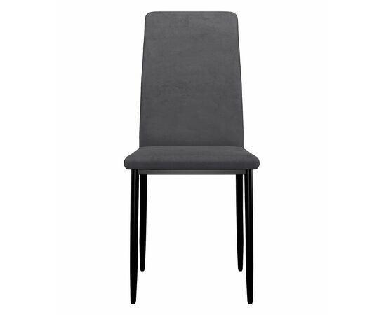 Стул DikLine 272 B28 ANTRACITE, ножки черные, изображение 2 | Интернет магазин мебели и декора LifeDekor