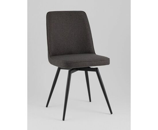 Стул Flatt вращающийся темно-серый 2 шт., изображение 2 | Интернет магазин мебели и декора LifeDekor