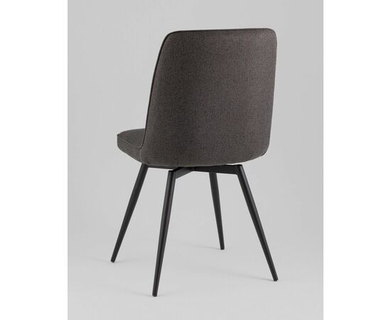 Стул Flatt вращающийся темно-серый 2 шт., изображение 6 | Интернет магазин мебели и декора LifeDekor