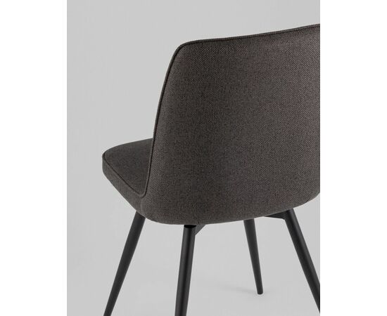 Стул Flatt вращающийся темно-серый 2 шт., изображение 7 | Интернет магазин мебели и декора LifeDekor