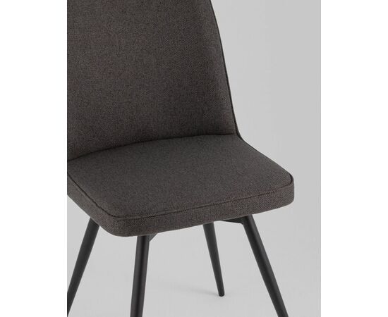 Стул Flatt вращающийся темно-серый 2 шт., изображение 8 | Интернет магазин мебели и декора LifeDekor