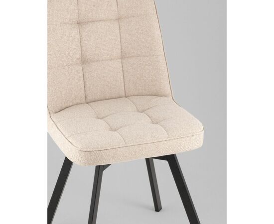 Стул Pleid вращающийся кремовый 2 шт., изображение 8 | Интернет магазин мебели и декора LifeDekor