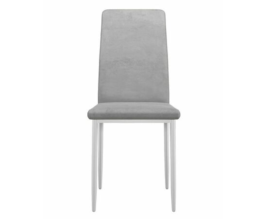 Стул DikLine 272 B22 GREY, ножки белые, изображение 2 | Интернет магазин мебели и декора LifeDekor