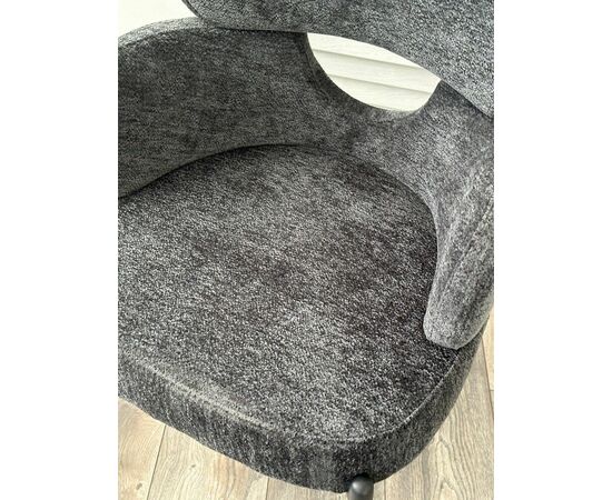 Стул VALTER RAVEN18 Серый, ткань / Черный каркас, ®DISAUR, изображение 4 | Интернет магазин мебели и декора LifeDekor