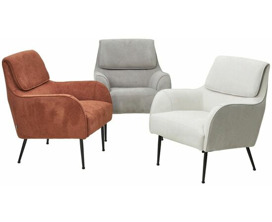 Кресло MAGDA Cato-08 коричневый, ткань / черный каркас, ®DISAUR, изображение 3 | Интернет магазин мебели и декора LifeDekor