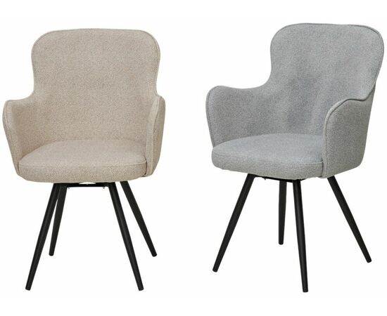 Стул ALTAIR 360 град. поворот. NS10 серый, букле / черный каркас, М-City, изображение 8 | Интернет магазин мебели и декора LifeDekor