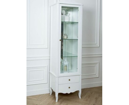Шкаф-витрина "Версаль" (белый) | Интернет магазин мебели и декора LifeDekor