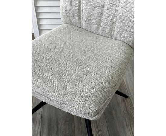 Стул YOHAN 360 град. поворот. KN01-04 Светло-серый, ткань / Черный, ®DISAUR, изображение 2 | Интернет магазин мебели и декора LifeDekor