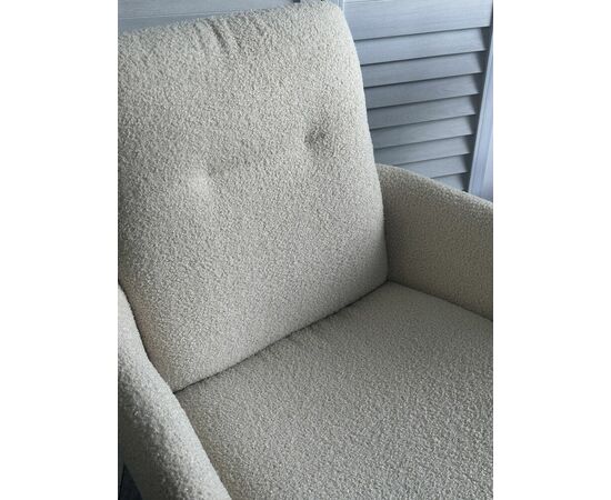 Стул DAREM Белый букле Davis now or never -03 / черный каркас, ®DISAUR, изображение 3 | Интернет магазин мебели и декора LifeDekor