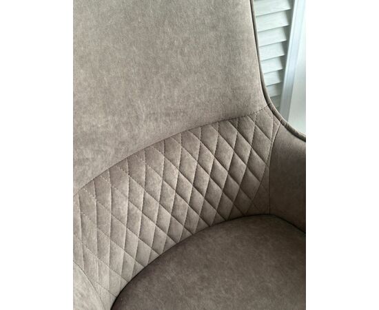 Стул GALAXY, 360 град. поворот. B5 Капучино, велюр / черный каркас, М-City, изображение 4 | Интернет магазин мебели и декора LifeDekor