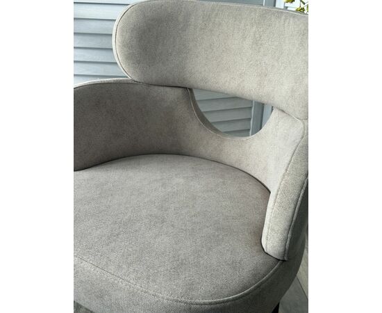 Стул VALTER AR627-11B Молочный, ткань / Черный каркас, ®DISAUR, изображение 2 | Интернет магазин мебели и декора LifeDekor