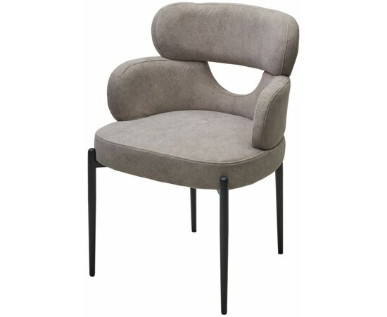 Стул VALTER AR627-11B Молочный, ткань / Черный каркас, ®DISAUR | Интернет магазин мебели и декора LifeDekor