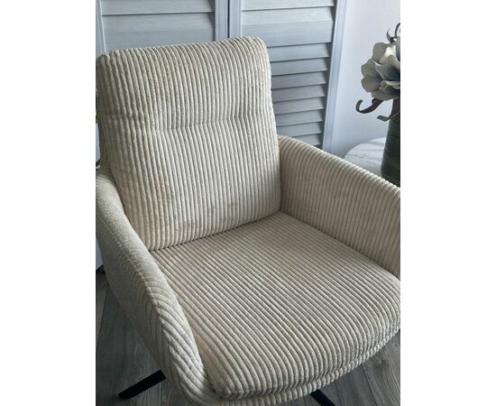 Стул DAREM Белый вельвет Davis lincoln-03n / черный каркас, ®DISAUR, изображение 6 | Интернет магазин мебели и декора LifeDekor