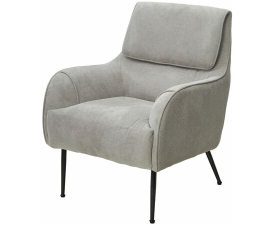 Кресло MAGDA Cato-16 серый, ткань / черный каркас, ®DISAUR | Интернет магазин мебели и декора LifeDekor