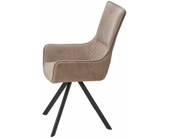 Стул GALAXY, 360 град. поворот. B5 Капучино, велюр / черный каркас, М-City, изображение 8 | Интернет магазин мебели и декора LifeDekor