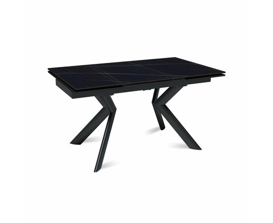 Стол раскладной Bridge (160+40+40), керамика матовая Black Gold | Интернет магазин мебели и декора LifeDekor