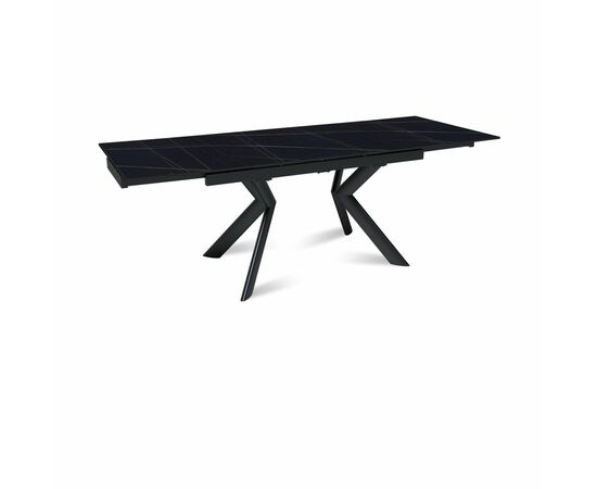 Стол раскладной Bridge (160+40+40), керамика матовая Black Gold, изображение 4 | Интернет магазин мебели и декора LifeDekor