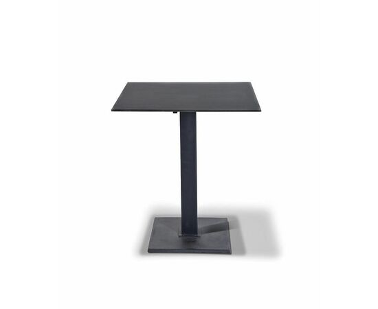 "Каффе" интерьерный стол из HPL квадратный 64х64см, цвет "серый гранит", изображение 2 | Интернет магазин мебели и декора LifeDekor