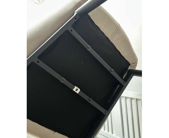 Стул VOLCANO Белый Wales-101, ткань / светло-бежевый Maison 09, экокожа/  черный каркас, DISAUR, изображение 2 | Интернет магазин мебели и декора LifeDekor