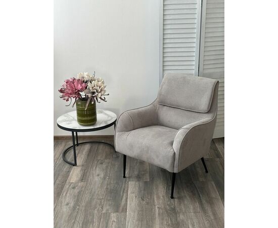 Кресло MAGDA Cato-16 серый, ткань / черный каркас, ®DISAUR, изображение 6 | Интернет магазин мебели и декора LifeDekor