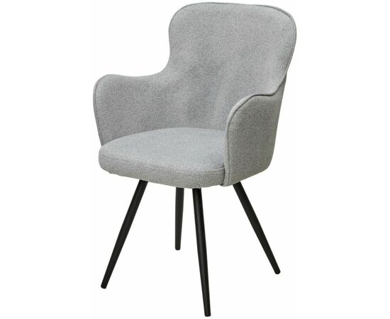 Стул ALTAIR 360 град. поворот. NS10 серый, букле / черный каркас, М-City | Интернет магазин мебели и декора LifeDekor