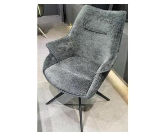 Стул OVE 360 град. поворот. RAVEN18 Серый, ткань / Черный, ®DISAUR, изображение 8 | Интернет магазин мебели и декора LifeDekor