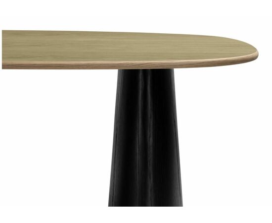 Стол деревянный Ares дуб / черный, изображение 4 | Интернет магазин мебели и декора LifeDekor