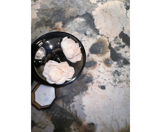 Стол ALONSO 200 TL-137  матовый, испанская керамика / брашированный каркас, цвет медный, ®DISAUR, изображение 3 | Интернет магазин мебели и декора LifeDekor