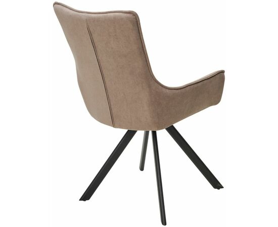 Стул GALAXY, 360 град. поворот. B5 Капучино, велюр / черный каркас, М-City, изображение 7 | Интернет магазин мебели и декора LifeDekor