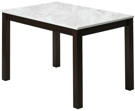 Стол TME-6931 MBH SWEDEN белый мрамор / темный орех  M-City | Интернет магазин мебели и декора LifeDekor
