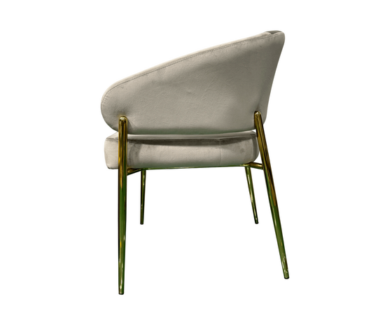 Стул обеденный Стелла ART2959-BG, бежевый/глянцевое золото, изображение 5 | Интернет магазин мебели и декора LifeDekor