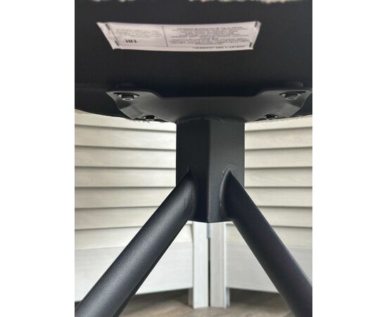 Стул DAREM Белый вельвет Davis lincoln-03n / черный каркас, ®DISAUR, изображение 2 | Интернет магазин мебели и декора LifeDekor